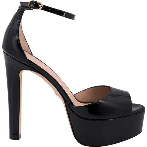 Patent Leather High Heel Sandals , female, Sizes: 8 UK, 7 UK, 4 1/2 UK, 5 1/2 UK, 5 UK, 4 UK, 6 UK, 3 1/2 UK - Stuart Weitzman - Modalova