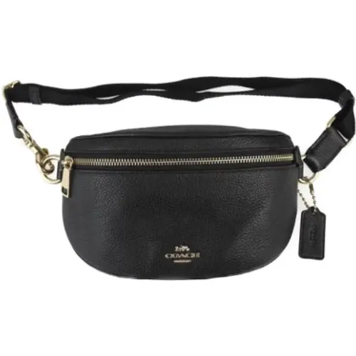 Pre-owned Belt Bags, female, , Size: ONE SIZE Pre-owned Leather shoulder-bags - Coach Pre-owned - Modalova