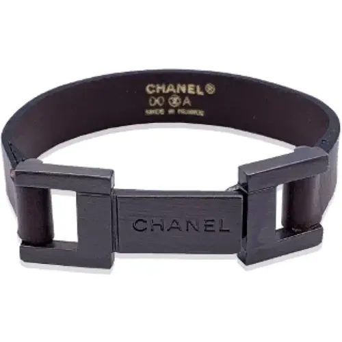 Pre-owned Jewellery, female, , Size: ONE SIZE Pre-owned Leather bracelets - Chanel Vintage - Modalova