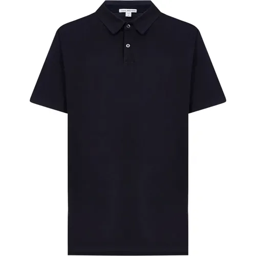 Blaues Poloshirt Herrenbekleidung , Herren, Größe: S - James Perse - Modalova