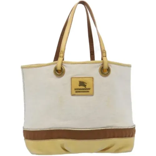 Pre-owned Tote Bags, female, , Size: ONE SIZE Pre-owned Canvas totes - Burberry Vintage - Modalova