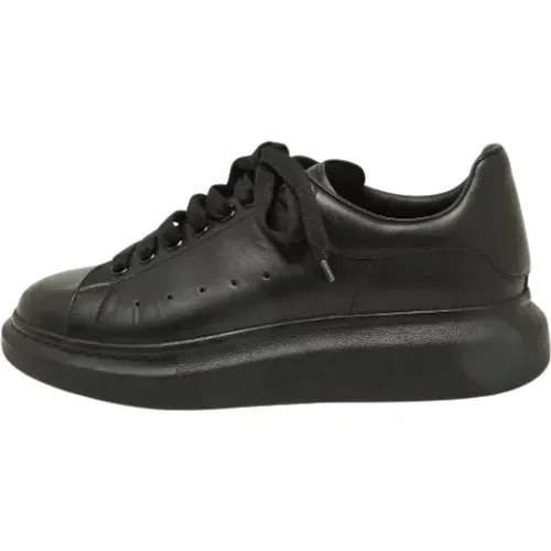 Pre-owned Leather sneakers , male, Sizes: 10 1/2 UK - Alexander McQueen Pre-owned - Modalova