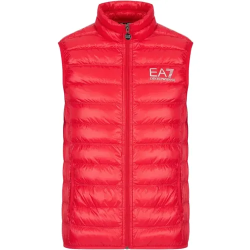 Vests, male, , Size: XL American Beauty Down Waistcoat - Emporio Armani EA7 - Modalova