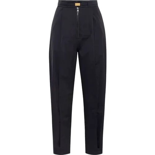 Cropped Trousers, female, , Size: XL Cropped Trousers - Elisabetta Franchi - Modalova