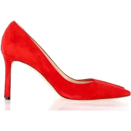 Pre-owned Suede heels , female, Sizes: 6 UK - Jimmy Choo Pre-owned - Modalova