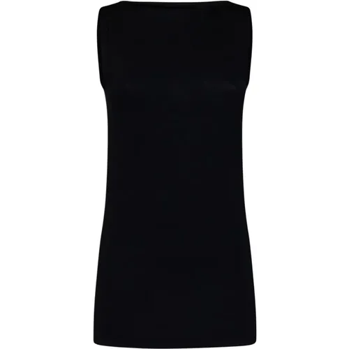 Sleeveless Boat Neck Sweater , female, Sizes: L, M - Wolford - Modalova