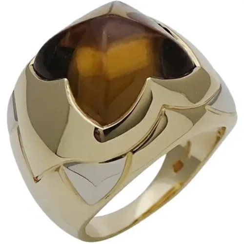 Pre-owned Gold rings , female, Sizes: ONE SIZE - Bvlgari Vintage - Modalova