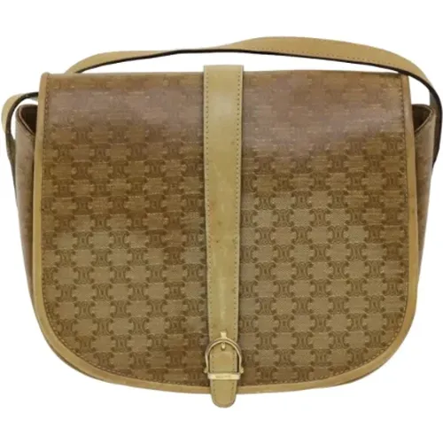 Pre-owned Cross Body Bags, female, , Size: ONE SIZE Pre-owned Canvas celine-bags - Celine Vintage - Modalova