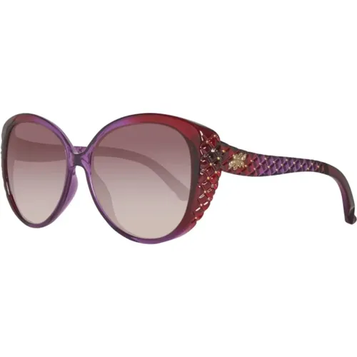 Sunglasses, female, , Size: ONE SIZE Violet Woman's Sunglass - Swarovski - Modalova