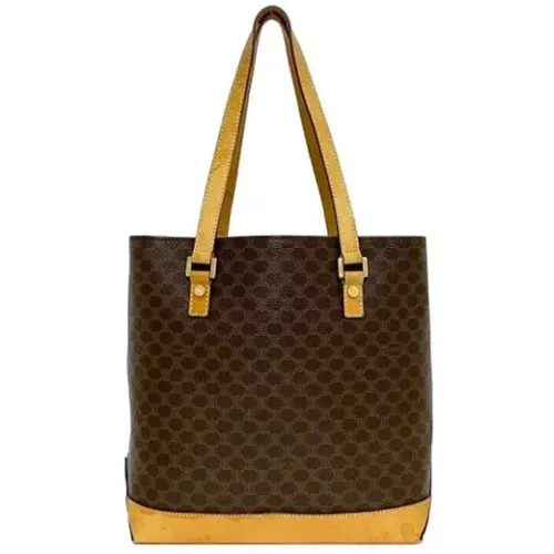 Pre-owned Tote Bags, female, , Size: ONE SIZE Pre-owned Leather celine-bags - Celine Vintage - Modalova