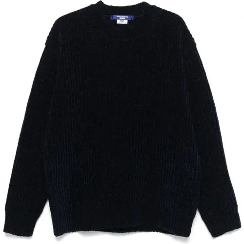 Ribbed Knit Crew Neck Sweater , male, Sizes: S - Junya Watanabe - Modalova