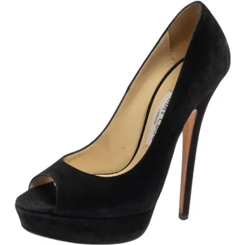 Pre-owned Pumps, female, , Size: 9 US Pre-owned Suede heels - Jimmy Choo Pre-owned - Modalova