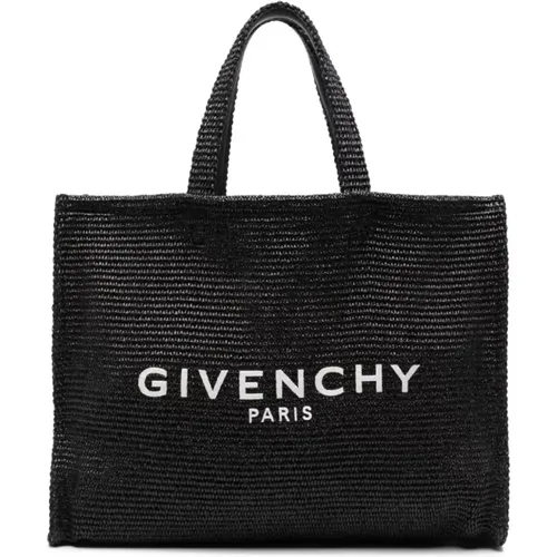 Raffia Tote Bag G-Tote Line , female, Sizes: ONE SIZE - Givenchy - Modalova