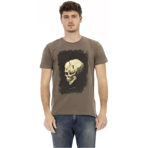 Cotton T-Shirt with Round Neck , male, Sizes: S, 2XL, M, L, XL, 3XL - Trussardi - Modalova