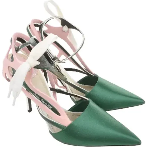 Pre-owned Fabric heels , female, Sizes: 5 1/2 UK - Dior Vintage - Modalova