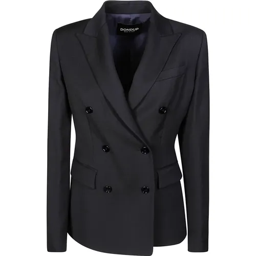 Blazers, female, , Size: S Double-Breasted Blazer - Dondup - Modalova