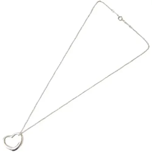 Pre-owned Jewellery, female, , Size: ONE SIZE Pre-owned Silver necklaces - Tiffany & Co. Pre-owned - Modalova