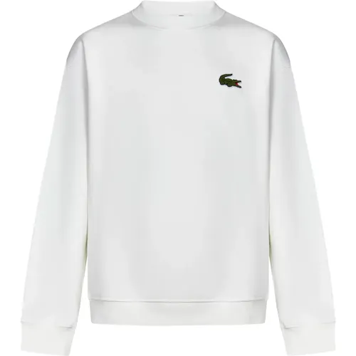 Sweatshirts, male, , Size: L Crocodile Badge Sweatshirt - Lacoste - Modalova