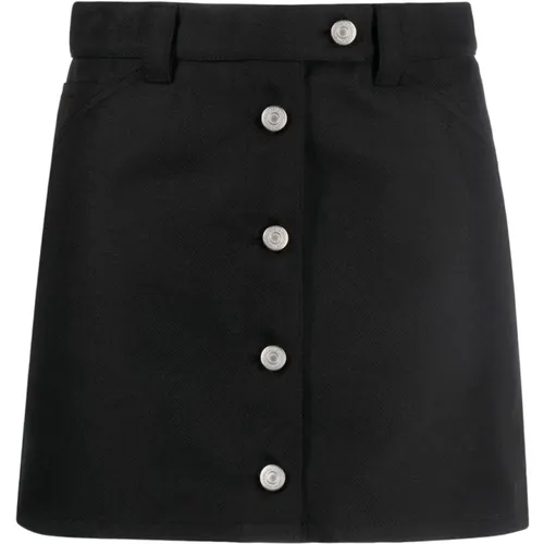Twill workwear skirt , female, Sizes: S - Courrèges - Modalova