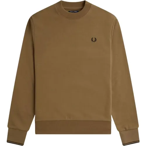 Sweatshirts, male, , Size: XL Cotton Sweatshirt for Men - Fred Perry - Modalova