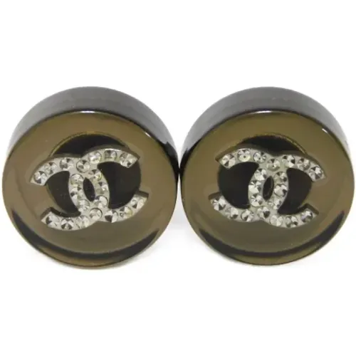 Pre-owned Jewellery, female, , Size: ONE SIZE Pre-owned Fabric earrings - Chanel Vintage - Modalova