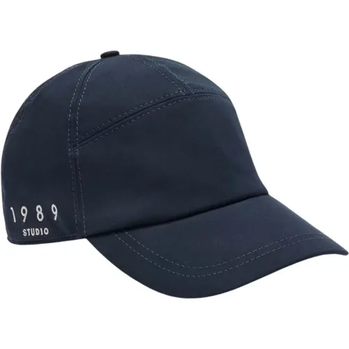 Caps, male, , Size: ONE SIZE Visor Cap for Men - 1989 Studio - Modalova