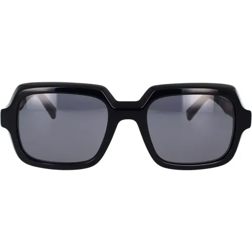 Square Sunglasses with Frame and Grey Lenses , unisex, Sizes: 53 MM - Givenchy - Modalova