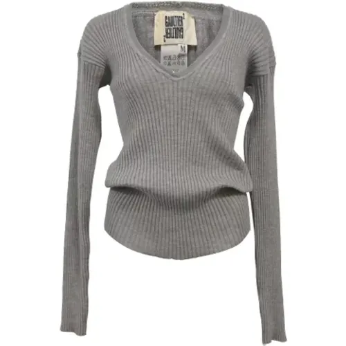 Pre-owned Knitwear & Sweatshirts, female, , Size: L Pre-owned Wool tops - Jean Paul Gaultier Pre-owned - Modalova