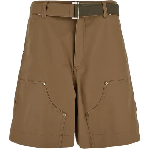 Bermuda Shorts aus Baumwolle Sacai - Sacai - Modalova