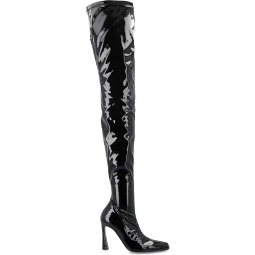 Leather Over-the-Knee Boots , female, Sizes: 4 UK, 5 UK - Magda Butrym - Modalova