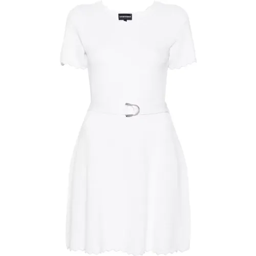 D-Knit A-Line Dress , female, Sizes: 2XS - Emporio Armani - Modalova