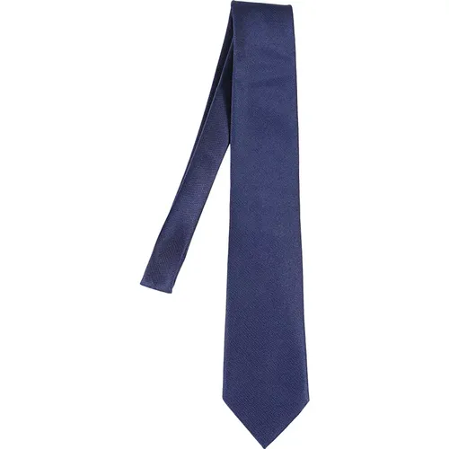 Ties, male, , Size: ONE SIZE Elegant Silk Tie for Men - Ermenegildo Zegna - Modalova