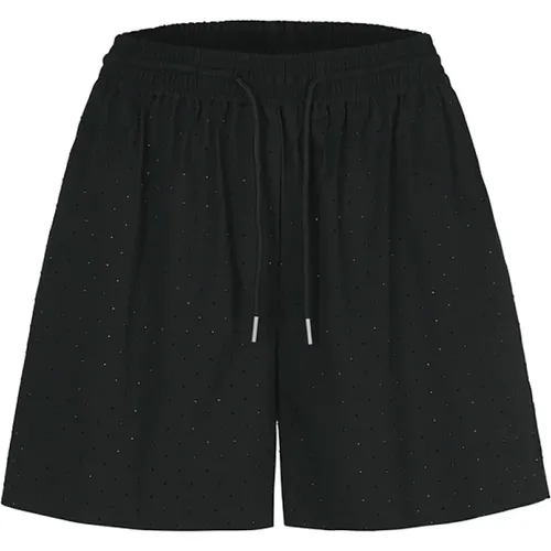 Schwarze kristallverzierte Damenshorts , Damen, Größe: M - RIANI - Modalova