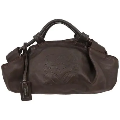 Pre-owned Handbags, female, , Size: ONE SIZE Pre-owned Leather Handbag - Loewe Pre-owned - Modalova