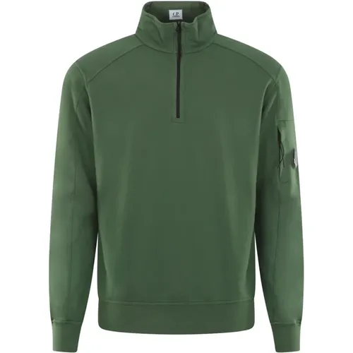 Stylish Half Zip Collar Sweatshirt , male, Sizes: S, M - C.P. Company - Modalova