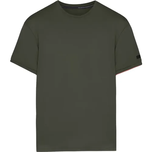 Grünes Militär T-Shirt , Herren, Größe: L - RRD - Modalova