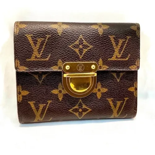 Pre-owned Leather wallets , female, Sizes: ONE SIZE - Louis Vuitton Vintage - Modalova