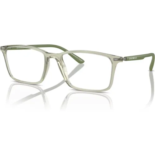 Transparent Eyewear Frames , unisex, Sizes: 53 MM - Emporio Armani - Modalova