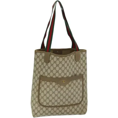 Pre-owned Tote Bags, female, , Size: ONE SIZE Pre-owned Leather totes - Gucci Vintage - Modalova