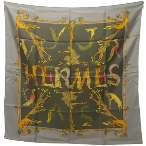 Pre-owned Scarves, female, , Size: ONE SIZE Pre-owned Silk scarves - Hermès Vintage - Modalova