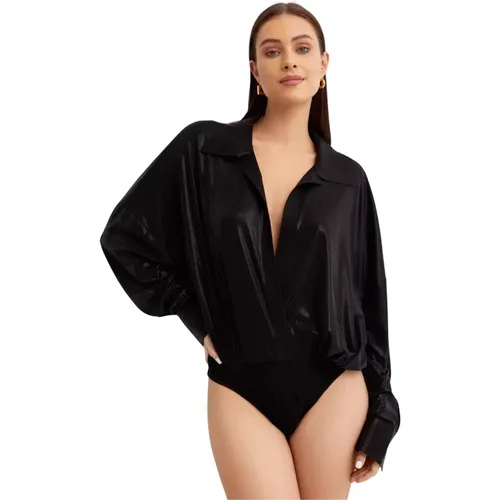 Body, female, , Size: S Shirt Body Oversize V-Neck - Norma Kamali - Modalova