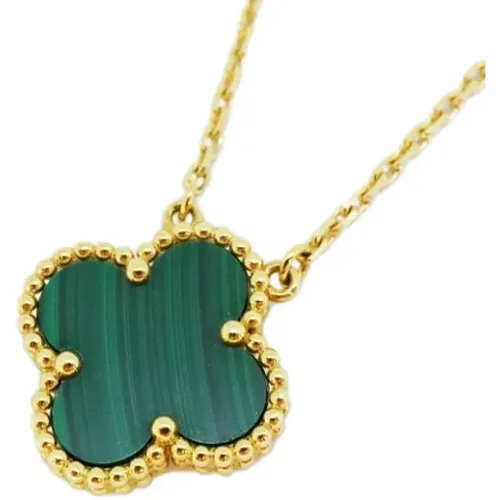 Pre-owned Gold necklaces , female, Sizes: ONE SIZE - Van Cleef & Arpels Pre-owned - Modalova