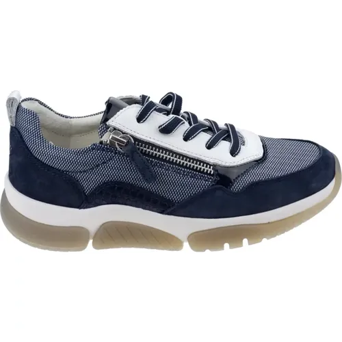 Flexible Walking Sneaker - Blau , Damen, Größe: 37 EU - Gabor - Modalova