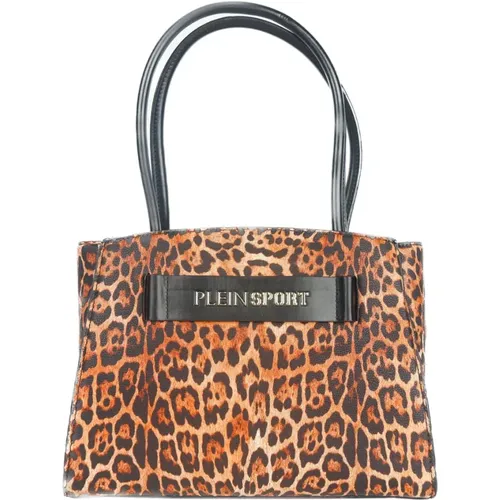 Shoulder Bags, female, , Size: ONE SIZE Leopard Print Shopping Bag - Plein Sport - Modalova