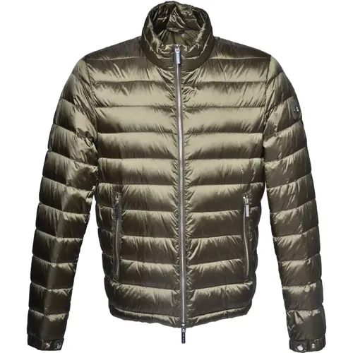 Down jacket in military nylon , Herren, Größe: L - Baldinini - Modalova