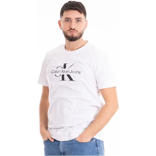 Monologo T-Shirt , Herren, Größe: 2XL - Calvin Klein Jeans - Modalova
