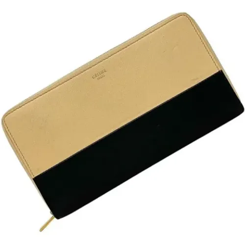 Pre-owned Wallets, female, , Size: ONE SIZE Pre-owned Leather wallets - Celine Vintage - Modalova