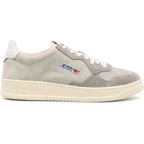 Mens Shoes Sneakers Grey Ss24 , male, Sizes: 7 UK - Autry - Modalova