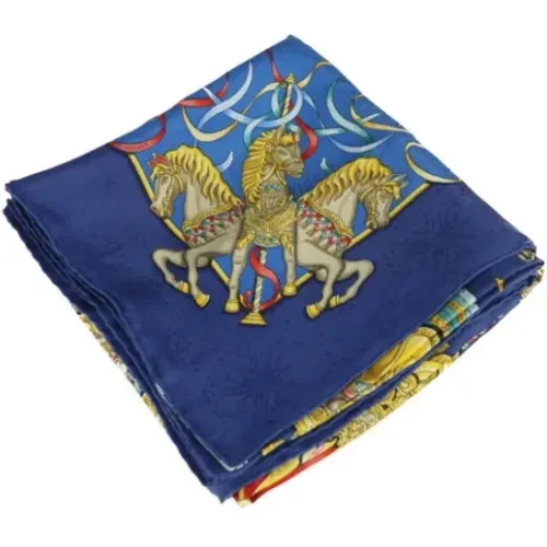 Pre-owned Scarves, female, , Size: ONE SIZE Pre-owned Silk scarves - Hermès Vintage - Modalova