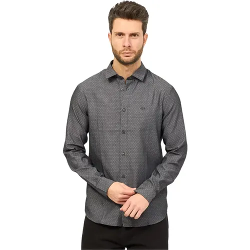 Blusen Shirts , Herren, Größe: S - Armani Exchange - Modalova